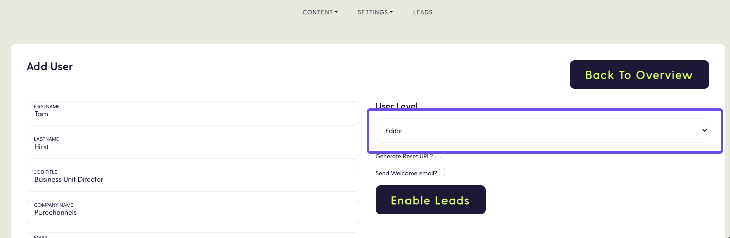 Update Permissions